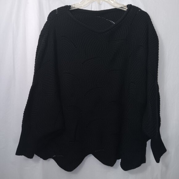 OPEN KNIT WOMEN'S PULLOVER SWEATER - Picture 1 of 10